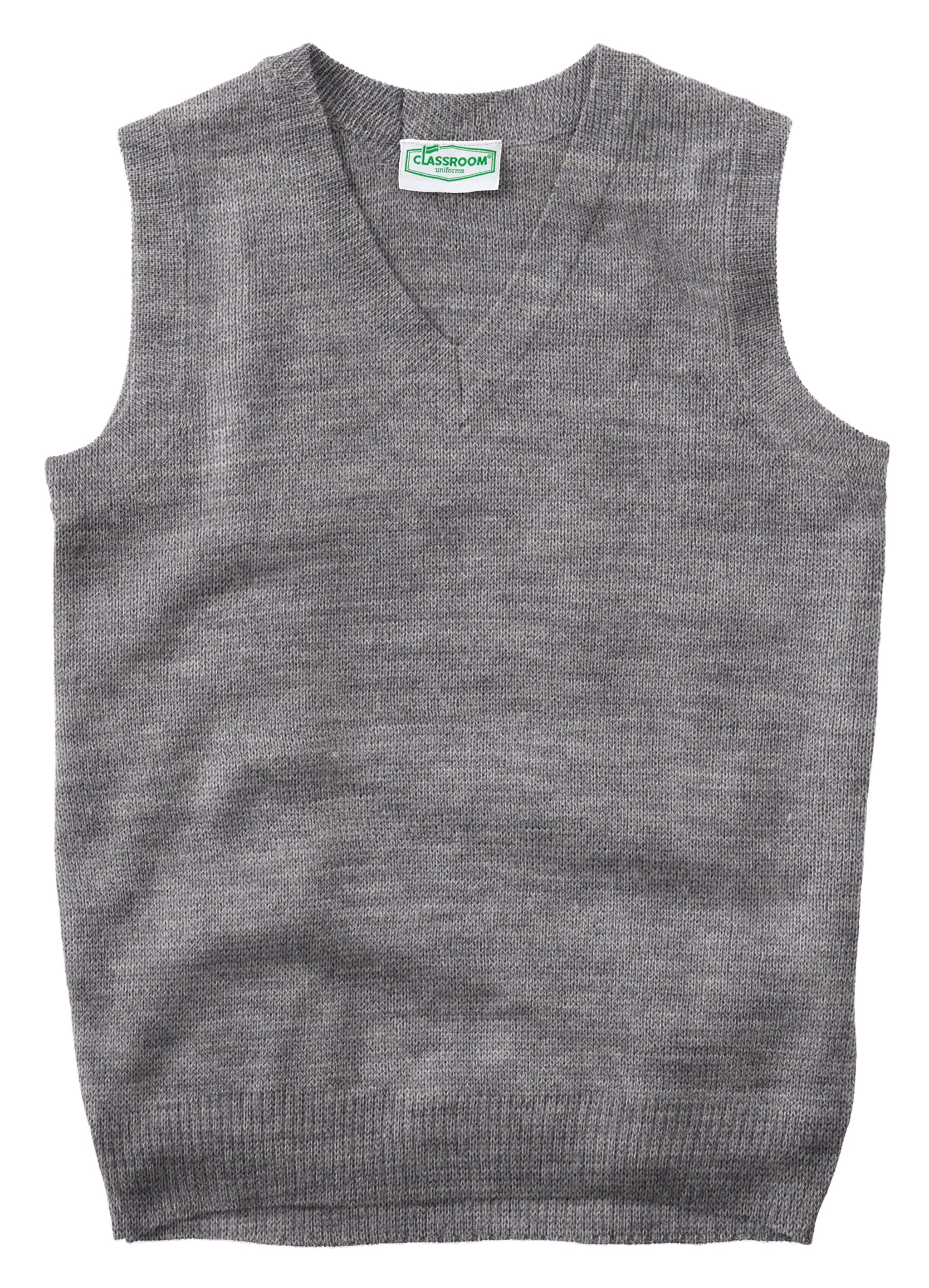 100% Acrylic Adult sweater vest with logo